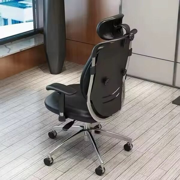 Modern Pure Leather Orthopedic Office Chair
